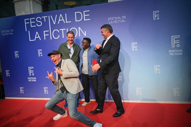 La Rochelle TV Fiction Festival 2026 Red Carpet on September 19, 28th La Rochelle TV Fiction Festival 28th edition of the La Rochelle TV Fiction Festival Closing photocall Arnaud Ducret, Julien Boisselier, Kody Kim, Gaël Leforestier 459787 September 19, 2026 France  Copyright: xBarbaraxNeymanx xStarfacex STAR_459787_136
