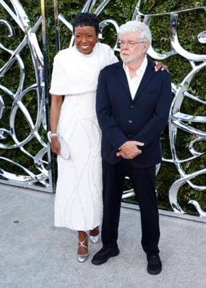 Lucas Museum Of Narrative Art Opening Night in Los Angeles Lucas Museum Of Narrative Art Opening Night at The Lucas Museum in Los Angeles, California on 9 19 26. 19 Sep 2026 Pictured: Mellody Hobson, George Lucas.  Copyright: xThexMegaxAgencyxRiverx xMEGAx