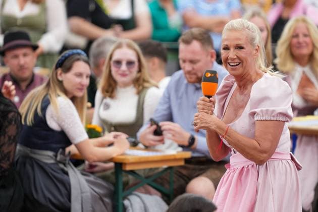 ZDF Fernsehgarten 2026: Andrea Kiwi Kiewel on ZDF Fernsehgarten with the theme Oktoberfest on September 20, 2026, in Mainz, Rhineland-Palatinate