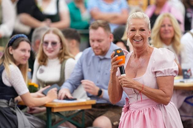 ZDF Fernsehgarten 2026: Andrea Kiwi Kiewel on ZDF Fernsehgarten with the theme Oktoberfest on September 20, 2026, in Mainz, Rhineland-Palatinate