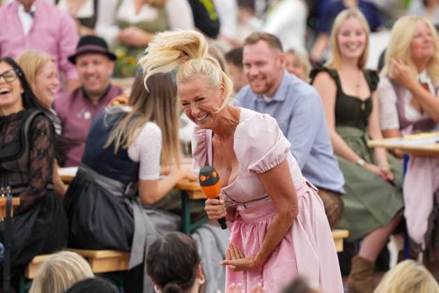 ZDF Fernsehgarten 2026: Andrea Kiwi Kiewel on ZDF Fernsehgarten, themed Oktoberfest, on September 20, 2026, in Mainz, Mainz, ZDF Fernsehgarten, Rhineland-Palatinate