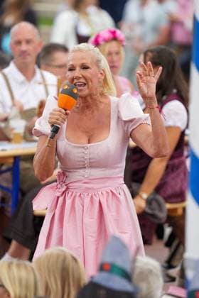 ZDF Fernsehgarten 2026: Andrea Kiwi Kiewel on ZDF Fernsehgarten, themed Oktoberfest, on September 20, 2026, in Mainz, Mainz, ZDF Fernsehgarten, Rhineland-Palatinate