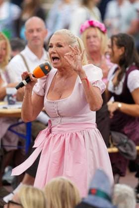 ZDF Fernsehgarten 2026: Andrea Kiwi Kiewel on ZDF Fernsehgarten, themed Oktoberfest, on September 20, 2026, in Mainz, Mainz, ZDF Fernsehgarten, Rhineland-Palatinate