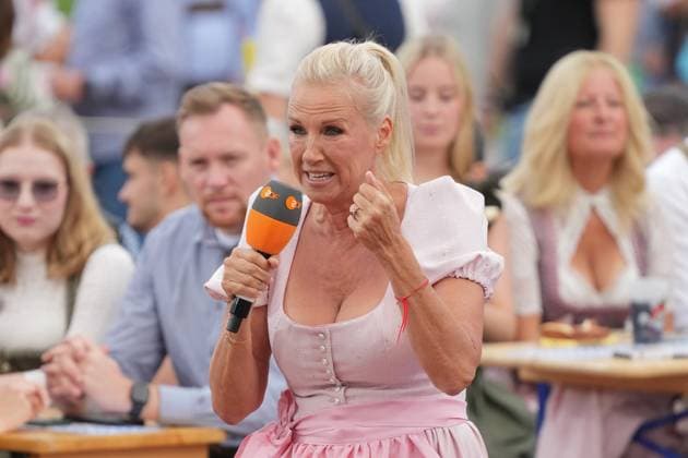 ZDF Fernsehgarten 2026: Andrea Kiwi Kiewel on ZDF Fernsehgarten, themed Oktoberfest, on September 20, 2026, in Mainz, Mainz, ZDF Fernsehgarten, Rhineland-Palatinate