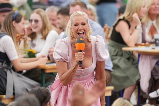 ZDF Fernsehgarten 2026: Andrea Kiwi Kiewel on ZDF Fernsehgarten, themed Oktoberfest, on September 20, 2026, in Mainz, Mainz, ZDF Fernsehgarten, Rhineland-Palatinate