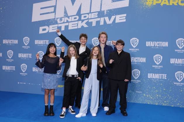 Emil and the Detectives Ai Vy Bui, Bela Louis Plass, Lara Toni Lüdders, Nicholas Jonah Peter, Camille Moltzen, Kilian Kasa Premiere of Emil and the Detectives at the Kulturbrauerei cinema in Berlin Date: September 20, 2026 Copyright: xEventpress Kratschx