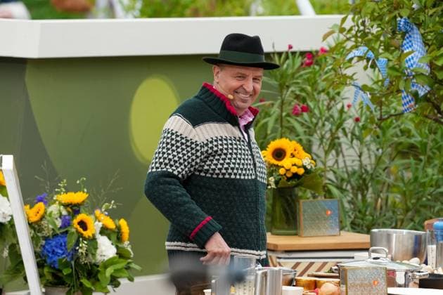 ZDF Fernsehgarten 2026: Chef Johann Lafer at the ZDF Fernsehgarten, themed Oktoberfest, on September 20, 2026, in Mainz, Rhineland-Palatinate