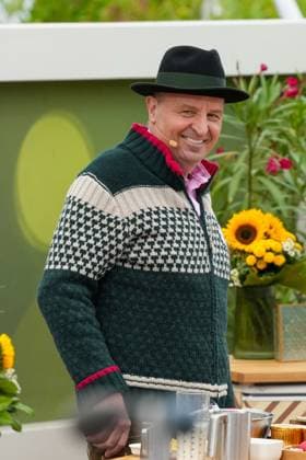 ZDF Fernsehgarten 2026: Chef Johann Lafer at the ZDF Fernsehgarten, themed Oktoberfest, on September 20, 2026, in Mainz, Rhineland-Palatinate