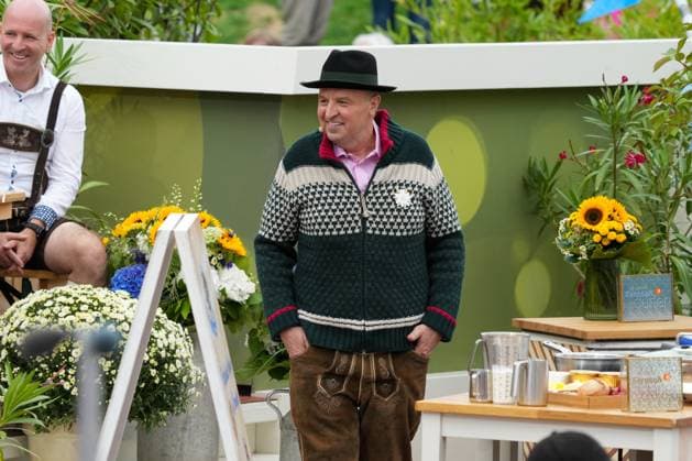 ZDF Fernsehgarten 2026: Chef Johann Lafer at the ZDF Fernsehgarten, themed Oktoberfest, on September 20, 2026, in Mainz, Rhineland-Palatinate