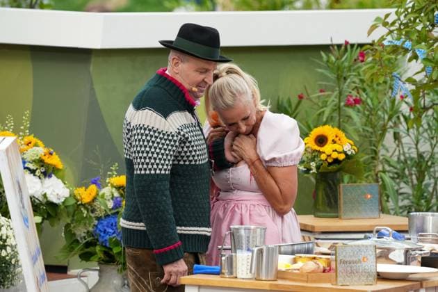 ZDF Fernsehgarten 2026: Chef Johann Lafer and Andrea Kiwi Kiewel on ZDF Fernsehgarten with the theme Oktoberfest on September 20, 2026, in Mainz, Rhineland-Palatinate