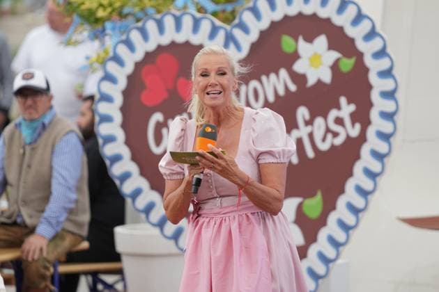 ZDF Fernsehgarten 2026: Andrea Kiwi Kiewel on ZDF Fernsehgarten with the theme Oktoberfest on September 20, 2026, in Mainz, Mainz, ZDF Fernsehgarten, Rhineland-Palatinate