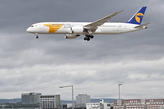 September 20, 2026, xsvx, Travel, Vacation, Economy, emwir, EI MGL, MIAT Mongolian Airlines, Mongolia, Boeing 787-9 Dreamliner, standard livery, 4CAA15, 2 × General Electric GEnx 1B turbofan engines, built in 2019, serial number 60326, aircraft name Khubilai Khaan, former registration B 20AF, Irish registration despite being a Mongolian airline on a