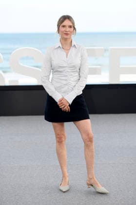 Frida Lovisa Hamann at the photo call for the movie *Krux* at the 74th San Sebastián International Film Festival (Festival Internacional de Cine de San Sebastián) on the Kursaal Terrace in San Sebastián, September 20, 2026 Foto:xC.xNiehausx xFuturexImagex krux_6811