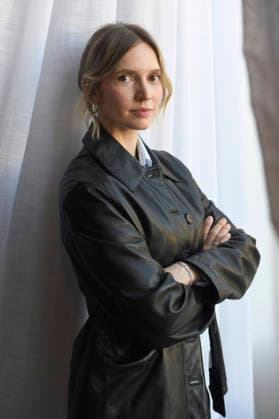 Frida Lovisa Hamann from the Krux Cast during an exclusive photo shoot at the 74th San Sebastián International Film Festival (Festival Internacional de Cine de San Sebastián) at the Hotel Maria Cristina in San Sebastián, September 20, 2026 Foto:xC.xNiehausx xFuturexImagex krux_6922
