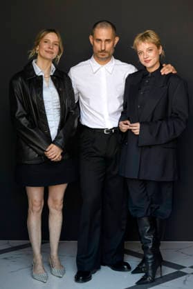 Frida Lovisa Hamann, Clemens Schick, and Jella Haase from the Krux Cast during an exclusive photo shoot at the 74th San Sebastián International Film Festival (Festival Internacional de Cine de San Sebastián) at the Hotel Maria Cristina in San Sebastián, September 20, 2026 Foto:xC.xNiehausx xFuturexImagex krux_6956