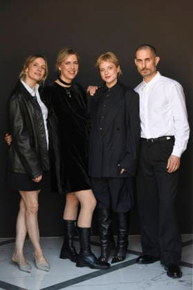 Frida Lovisa Hamann, Ulrike Tony Vahl, Clemens Schick, and Jella Haase from the Krux Cast during an exclusive photo shoot at the 74th San Sebastián International Film Festival (Festival Internacional de Cine de San Sebastián) at the Hotel Maria Cristina in San Sebastián, September 20, 2026 Foto:xC.xNiehausx xFuturexImagex krux_6957