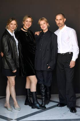 Frida Lovisa Hamann, Ulrike Tony Vahl, Clemens Schick, and Jella Haase from the Krux Cast during an exclusive photo shoot at the 74th San Sebastián International Film Festival (Festival Internacional de Cine de San Sebastián) at the Hotel Maria Cristina in San Sebastián, September 20, 2026 Foto:xC.xNiehausx xFuturexImagex krux_6958