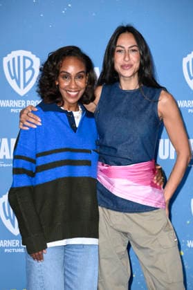 Hadnet Tesfai and Melissa Khalaj at the premiere of the movie *Emil and the Detectives* at the KulturBrauerei Berlin movie theater, September 20, 2026 Foto:xN.xKubelkax xFuturexImagex emil_6900