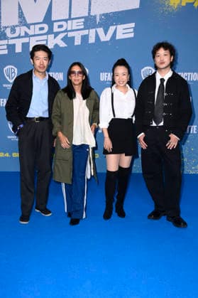 Yung Ngo, Minh Khai Phan Thi, Trang Le Hong, and Viet Pham at the premiere of the movie *Emil and the Detectives* at the KulturBrauerei Berlin, September 20, 2026 Foto:xN.xKubelkax xFuturexImagex emil_6919