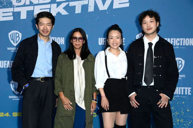 Yung Ngo, Minh Khai Phan Thi, Trang Le Hong, and Viet Pham at the premiere of the movie *Emil and the Detectives* at the KulturBrauerei Berlin, September 20, 2026 Foto:xN.xKubelkax xFuturexImagex emil_6923