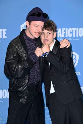 Merlin Sandmeyer and Nicholas Jonah Peter at the premiere of the movie *Emil and the Detectives* at the KulturBrauerei Berlin cinema, September 20, 2026 Foto:xN.xKubelkax xFuturexImagex emil_6967