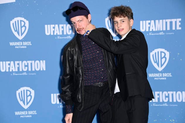 Merlin Sandmeyer and Nicholas Jonah Peter at the premiere of the movie *Emil and the Detectives* at the KulturBrauerei Berlin cinema, September 20, 2026 Foto:xN.xKubelkax xFuturexImagex emil_6968