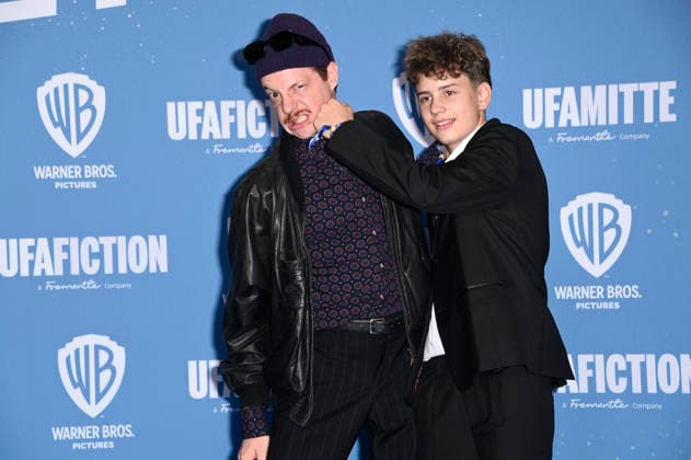 Merlin Sandmeyer and Nicholas Jonah Peter at the premiere of the movie *Emil and the Detectives* at the KulturBrauerei Berlin cinema, September 20, 2026 Foto:xN.xKubelkax xFuturexImagex emil_6969