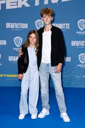 Lara Toni Lüdders with a guest at the premiere of the movie *Emil and the Detectives* at the KulturBrauerei Berlin cinema, September 20, 2026 Foto:xN.xKubelkax xFuturexImagex emil_6972