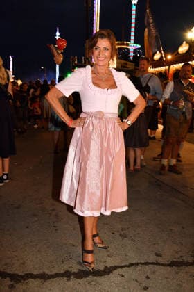 Dagmar Woehrl at the Almauftrieb at Oktoberfest on September 20, 2026, in Munich Dagmar Woehrl during the 2026 Oktoberfest in front of the Almauftrieb at Theresienwiese on September 20, 2026 in Munich, Germany Oktoberfest Almauftrieb in Munich