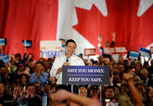 September 20, 2026, Brantford, On, Canada: Conservative Party leader Pierre Poilievre appears at a rally in Brantford, Ont. on Sunday, September 20, 2026. Brantford Canada  - ZUMAc35_ 20260920_zaf_c35_173 Copyright: xIanxStewartx