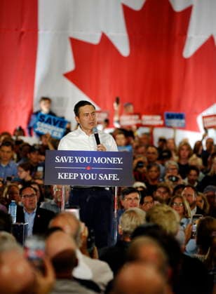 September 20, 2026, Brantford, On, Canada: Conservative Party leader Pierre Poilievre appears at a rally in Brantford, Ont. on Sunday, September 20, 2026. Brantford Canada  - ZUMAc35_ 20260920_zaf_c35_175 Copyright: xIanxStewartx
