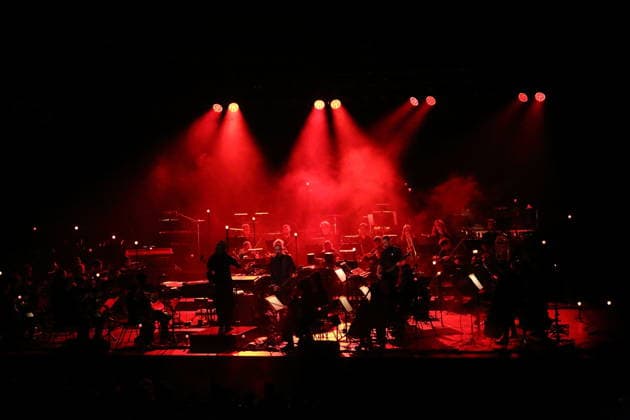 Sigur Rós and The Young ClassX Orchestra at a concert at the Uber Eats Music Hall in Berlin, September 20, 2026 Sigur Rós Concert Berlin