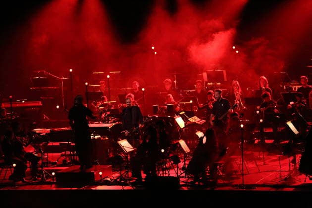 Sigur Rós and The Young ClassX Orchestra at a concert at the Uber Eats Music Hall in Berlin, September 20, 2026 Sigur Rós Concert Berlin