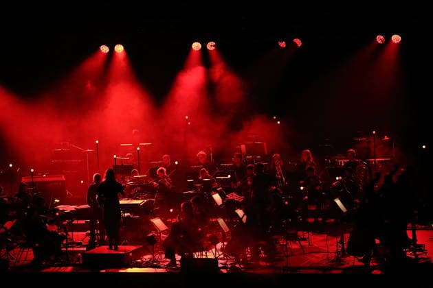 Sigur Rós and The Young ClassX Orchestra at a concert at the Uber Eats Music Hall in Berlin, September 20, 2026 Sigur Rós Concert Berlin