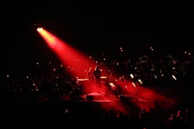Sigur Rós and The Young ClassX Orchestra at a concert at the Uber Eats Music Hall in Berlin, September 20, 2026 Sigur Rós Concert Berlin