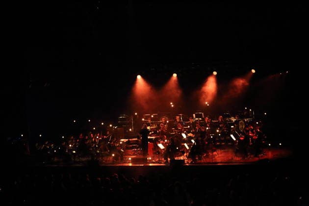 Sigur Rós and The Young ClassX Orchestra at a concert at the Uber Eats Music Hall in Berlin, September 20, 2026 Sigur Rós Concert Berlin
