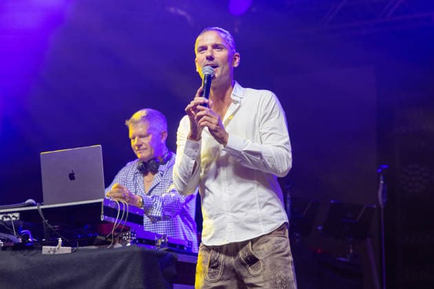 Markus Luca from the Regines Oberbayern Mallorca, performing live at the 27th Upper Lusatian Oktoberfest in Kemnitz 2026, Kemnitz, September 19, 2026 Copyright: xMatthiasxWehnertx
