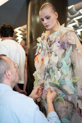 Model Backstage At Rory William Docherty Catwalk Show 2026 - London A model is seen backstage at the Rory William Docherty Catwalk Show 2026 in London, England on September 20, 2026. Photo by Lounis Tiar ABACAPRESS.COM London United Kingdom  Copyright: xLounisPhotography ABACAx