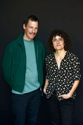 Stefan Butzmühlen and Cristina Diz at an exclusive photo shoot with the cast of the feature film *Die Gäste* at the 74th San Sebastián International Film Festival (Festival Internacional de Cine de San Sebastián) at the Hotel Maria Cristina in San Sebastián, September 21, 2026 Foto:xC.xNiehausx xFuturexImagex gaeste_6901