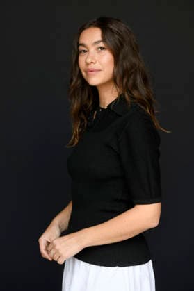 Greta Fernandez at an exclusive photo shoot with the cast of the movie *The Guests* at the 74th San Sebastián International Film Festival (Festival Internacional de Cine de San Sebastián) at the Hotel Maria Cristina in San Sebastián, September 21, 2026 Foto:xC.xNiehausx xFuturexImagex gaeste_6905