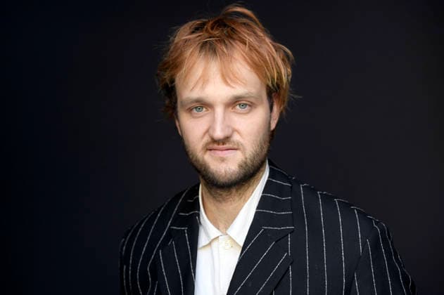 Jan Bülow at an exclusive photo shoot with the cast of the feature film *Die Gäste* at the 74th San Sebastián International Film Festival (Festival Internacional de Cine de San Sebastián) at the Hotel Maria Cristina in San Sebastián, September 21, 2026 Foto:xC.xNiehausx xFuturexImagex gaeste_6916