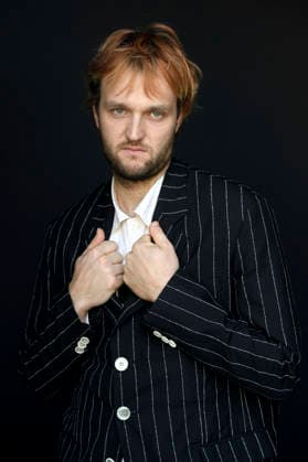 Jan Bülow at an exclusive photo shoot with the cast of the feature film *Die Gäste* at the 74th San Sebastián International Film Festival (Festival Internacional de Cine de San Sebastián) at the Hotel Maria Cristina in San Sebastián, September 21, 2026 Foto:xC.xNiehausx xFuturexImagex gaeste_6917