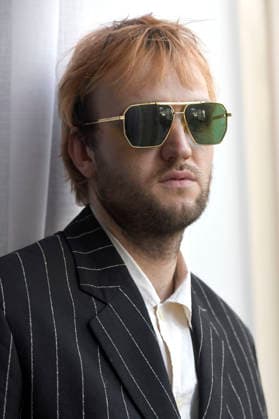 Jan Bülow at an exclusive photo shoot with the cast of the feature film *Die Gäste* at the 74th San Sebastián International Film Festival (Festival Internacional de Cine de San Sebastián) at the Hotel Maria Cristina in San Sebastián, September 21, 2026 Foto:xC.xNiehausx xFuturexImagex gaeste_6924