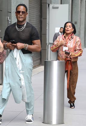 NEW YORK, NY- SEPTEMBER 21: Blair Underwood and Josie Hart seen at Live with Kelly & Mark on September 21, 2026 in New York City. Copyright: xRWx