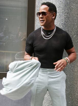 NEW YORK, NY- SEPTEMBER 21: Blair Underwood seen at Live with Kelly & Mark on September 21 , 2026 in New York City. Copyright: xRWx