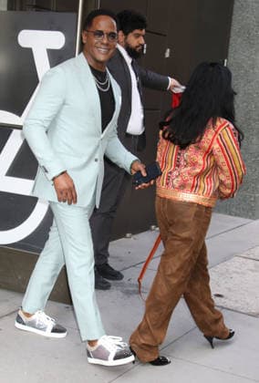 NEW YORK, NY- SEPTEMBER 21: Blair Underwood and Josie Hart seen at Live with Kelly & Mark on September 21, 2026 in New York City. Copyright: xRWx
