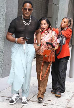 NEW YORK, NY- SEPTEMBER 21: Blair Underwood and Josie Hart seen at Live with Kelly & Mark on September 21, 2026 in New York City. Copyright: xRWx