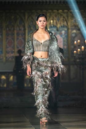 Rocky Star LFW SS27 Catwalk Show Model Walks the Rocky Star LFW SS27 show on the 17,09,2026 at St John s Hyde Park Hyde Park Crescent London W2 2Q, Credit:JIMMY JAMES Avalon UK, London  Copyright: xJIMMYxJAMESx xAvalonx 1137119808