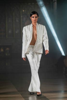 Varoin Marwah - Monarch LFW SS27 Catwalk Show Model Walks the Varoin Marwah - Monarch LFW SS27 show on the 17,09,2026 at St John s Hyde Park Hyde Park Crescent London W2 2QD, Credit:JIMMY JAMES Avalon UK, London  Copyright: xJIMMYxJAMESx xAvalonx 1137120602