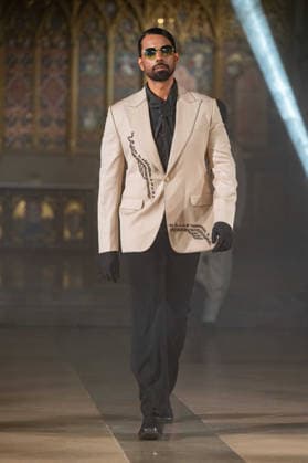 Varoin Marwah - Monarch LFW SS27 Catwalk Show Model Walks the Varoin Marwah - Monarch LFW SS27 show on the 17,09,2026 at St John s Hyde Park Hyde Park Crescent London W2 2QD, Credit:JIMMY JAMES Avalon UK, London  Copyright: xJIMMYxJAMESx xAvalonx 1137120607